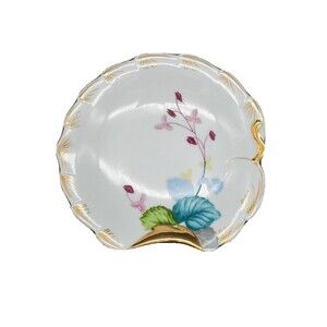 UCAGCO JAPAN Hand Painted China Plate Occupied Japan Gold Gilded VINTAGE